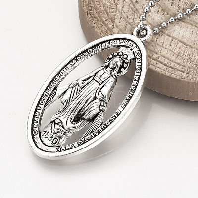 Tibetan Style Alloy Pendants X-TIBEP-Q078-38AS-RS-1