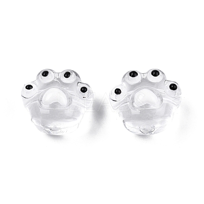 Transparent Acrylic Enamel Beads TACR-G040-04-1