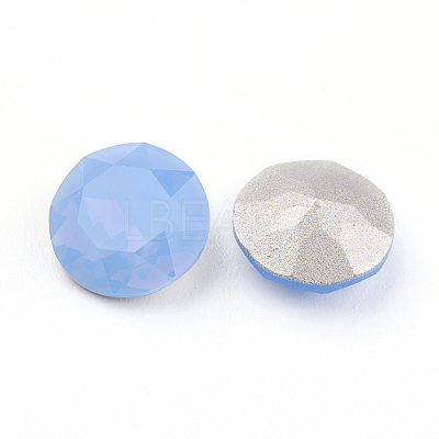 Pointed Back & Back Plated K9 Glass Rhinestone Cabochons RGLA-J012-10mm-285-1