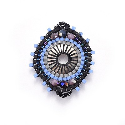 MIYUKI & TOHO Handmade Japanese Seed Beads Links SEED-A029-DA09-1