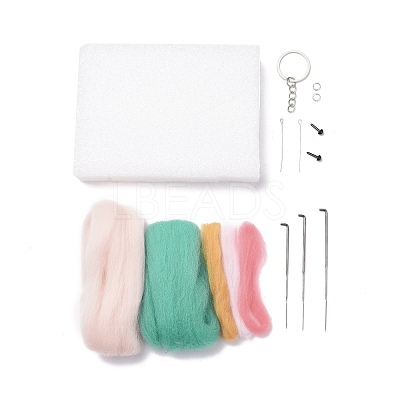 DIY Constellation Doll Keychain Needle Felting  Kit DIY-D068-01P-05-1