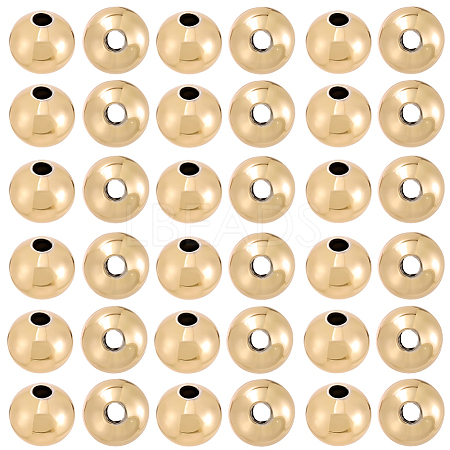 Brass Spacer Beads KK-BBC0015-08A-1