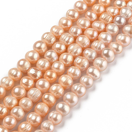 Natural Cultured Freshwater Pearl Beads Strands PEAR-L033-17A-1