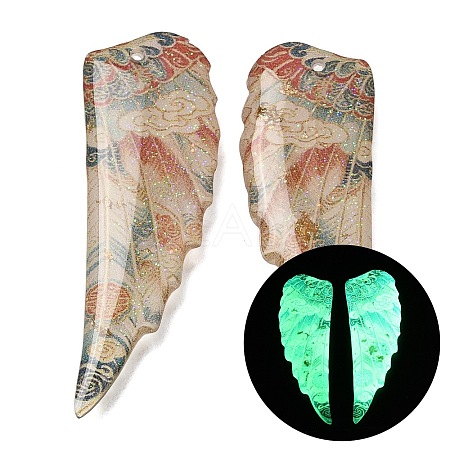 Luminous Transparent Epoxy Resin Pendants RE-CBAE738-03C-1