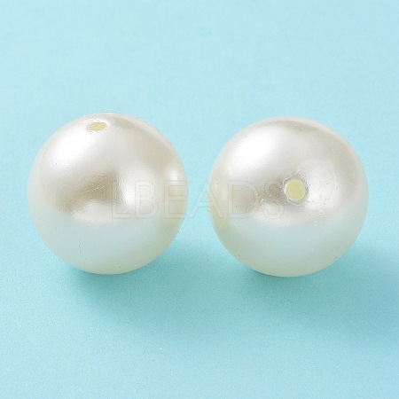 Imitated Pearl Acrylic Beads PACR-30D-12-1