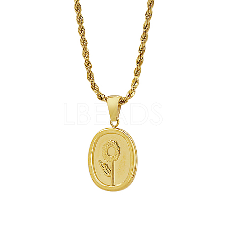 Stainless Steel Pendant Necklaces for Women ZR3871-1-1