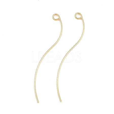 Brass Earring Findings KK-A274-17C-G-1