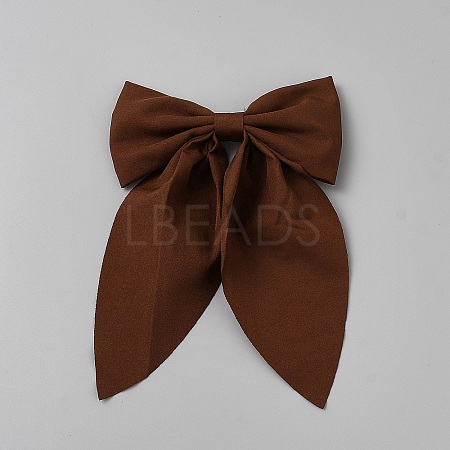 Polyester & Iron Alligator Hair Clips PHAR-WH0023-006P-D-1