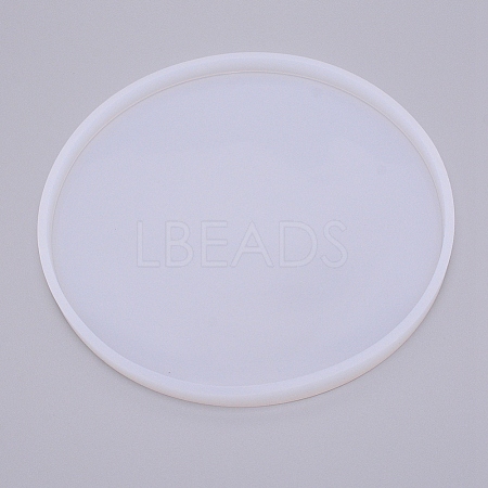 Round Cup Mat Silicone Molds LS-DIY-WH0181-46-1