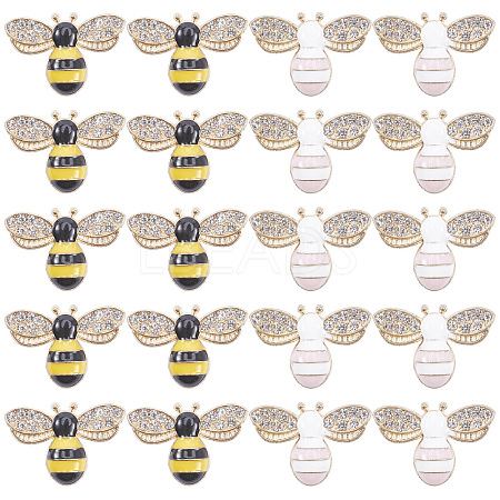Alloy Enamel Cabochons ENAM-SC0001-28-1