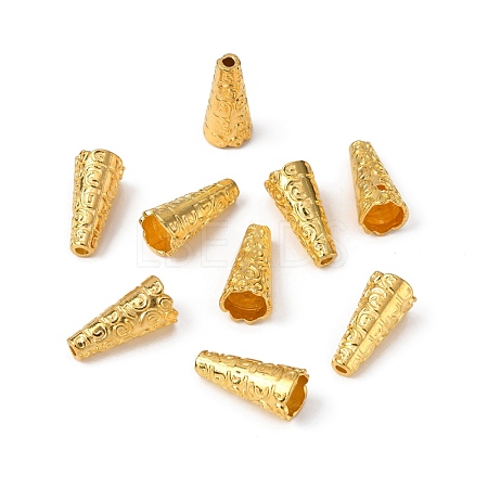 Apetalous Alloy Bead Cone FIND-WH0042-28AG-1