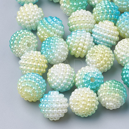 Imitation Pearl Acrylic Beads OACR-T004-10mm-05-1