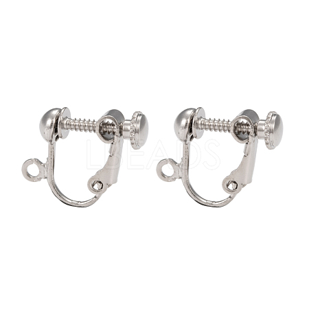 Brass Screw Clip Earring Converter EC143-NF-1