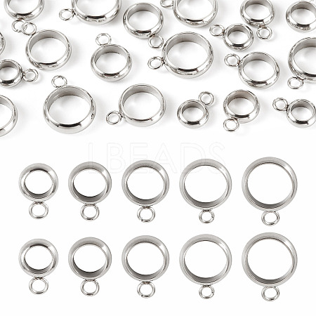 20Pcs 5 Styles 201 Stainless Steel Tube Bails STAS-TADJ0001-04P-1