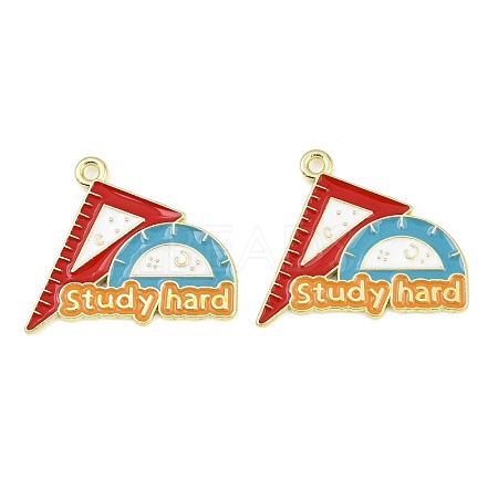 Alloy Enamel Pendants ENAM-L055-01L-01-1
