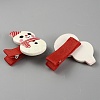 Cute Christmas Acrylic Alligator Hair Clips PHAR-WH0013-03E-2