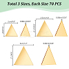 210Pcs 3 Styles Adhesive Acrylic Cabochons Sheets DIY-PH0022-93D-2