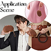 Leather Credit Card Wallets for Women Men AJEW-WH20007-10B-5