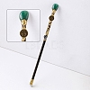Natural Green Aventurine Twelve Constellation Magic Wand PW-WG48147-05-1