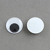 Black & White Wiggle Googly Eyes Cabochons DIY Scrapbooking Crafts Toy Accessories KY-S002-24mm-1
