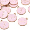 Alloy Enamel Pendants ENAM-S124-01A-09F-3