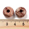 Natural Red Rainbow Jasper European Beads G-C134-04B-3