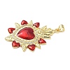 Brass Micro Pave Cubic Zirconia Pendants KK-I379-03G-F-2