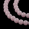 Imitation Jade Glass Beads Strands X-DGLA-S076-8mm-01-2