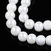 Electroplate Opaque Glass Beads Strands GLAA-T032-P4mm-AB02-2
