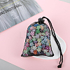 10Pcs Polyester Mesh Drawstring Bags ABAG-CN0001-43B-4