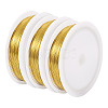 3 Rolls Baking Paint Iron Wire MW-TA0001-05A-04-2