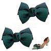 Polyester Bowknot Shoe Decorations AJEW-WH0323-25B-1