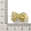 Brass Micro Pave Cubic Zirconia Box Clasps KK-U037-19G-01-3