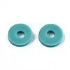 Handmade Polymer Clay Beads X-CLAY-Q251-6.0mm-107-3