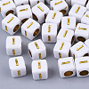 Plating Acrylic Beads SACR-S297-09I-1