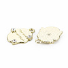 Rack Plating Alloy Crystal Rhinestone Pendants PALLOY-Q436-027A-NR-2