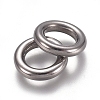 Tarnish Resistant 304 Stainless Steel Linking Ring STAS-E482-05P-1