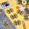 Polyester Embroidery Iron on/Sew on Patches DIY-WH0043-29-5