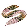 Gradient Color Natural Multicolor Tourmaline Beads Strands G-D110-F02-01-3