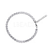 Hip-hop Unisex Titanium Steel Rhinestone Cup Chain Bracelets Street Fashion Jewelry YP4439-3-1