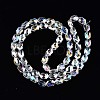 Electroplate Glass Beads Strands EGLA-S194-16A-3