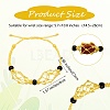 Adjustable Braided Nylon Cord Macrame Pouch Bracelet Making AJEW-SW00013-02-2