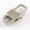 Tarnish Resistant Polished 316 Surgical Stainless Steel Lobster Claw Clasps X-STAS-R072-34-2