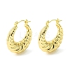 Brass Hoop Earrings for Women EJEW-D094-01G-1