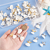 48Pcs 3 Styles Spiral Shell Angel Pendants FIND-PH0020-54-3