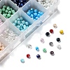 15 Colors Electroplate Glass Beads EGLA-JP0002-02E-6mm-5
