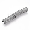 Textured Round Brass Jewelry Wires KK-N258-03P-2