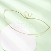 1.5MM Brass Torque Choker Necklaces KK-CBA3297-12G-2