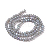 Electroplate Opaque Solid Color Glass Beads Strands X1-EGLA-A034-P4mm-L13-2