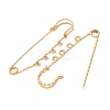 304 Stainless Steel Safety Pins Brooch Findings STAS-C181-01F-G-3
